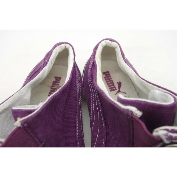 Puma Purple Canvas Casual Snappy Slip On Sneakers Shoes Women's 8.5 - Picture 9 of 11